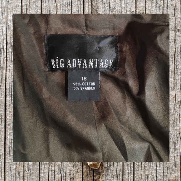 70’s brown corduroy blazer/jacket Single button up - Picture 7 of 12